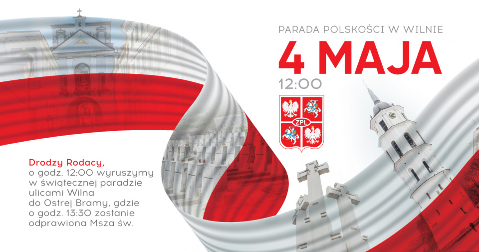 Plakat: Związek Polaków na Litwie
