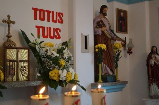 Papieskie relikwie w kaplicy w Paczkowie