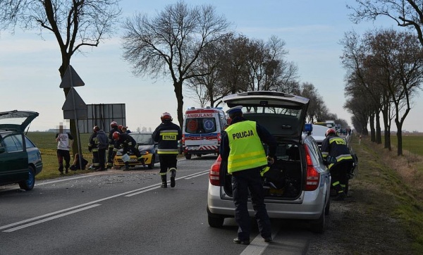 Wypadek na dk 94 między Oławą a Brzegiem