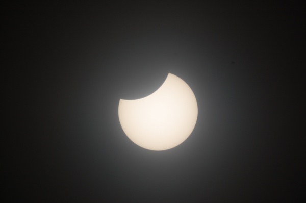 Zaćmienie słońca w 2011 roku/fot Archiwum Obserwatorium Astronomicznego Instytutu Fizyki Uniwersytetu Opolskiego