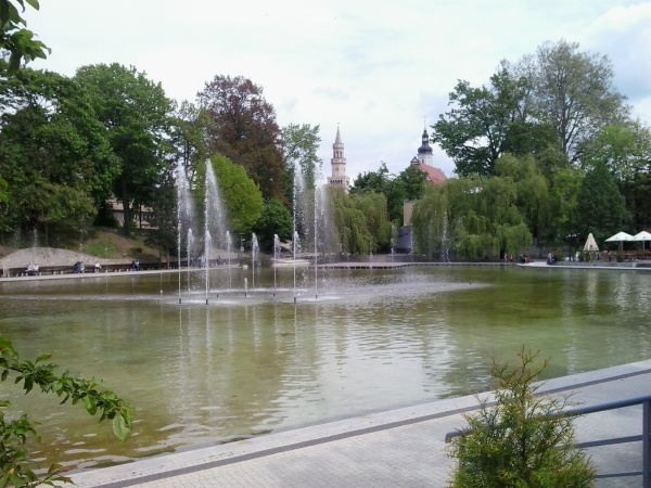 Multimedialna fontanna na stawku Barlickiego w Opolu, fot. Monika Antczak