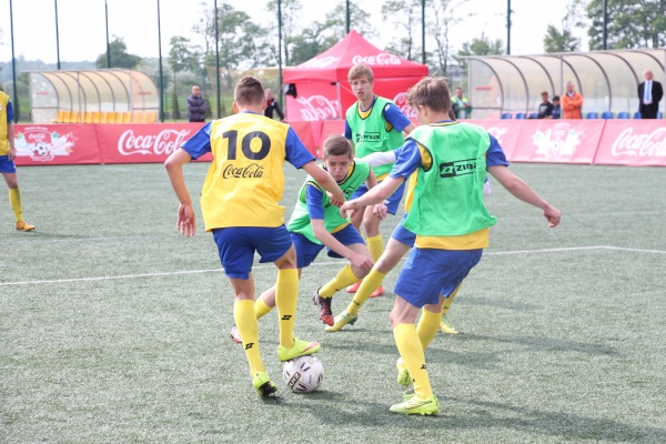 Finał Wojewódzki turnieju Coca Cola Cup 2015 - mecz finałowy Kluczbork - Brzeg