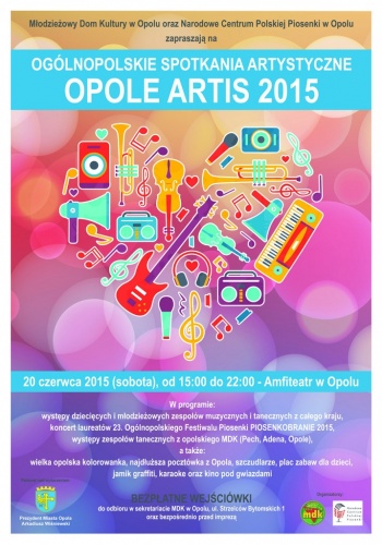 Plakat Opole Artis 2015