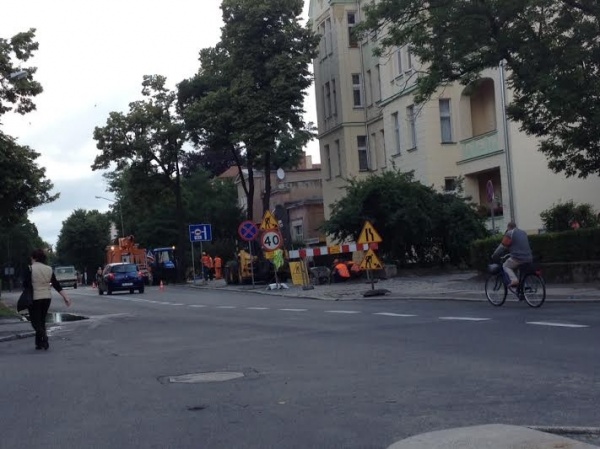 Remont ulicy Piastowskiej w Brzegu
