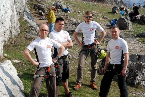 Od lewej: Bartosz Małłek, Remigiusz Płuciennik, Przemysław Kudła i Kornel Drążkiewicz /fb. 30k Expedition East 