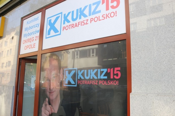 Biuro wyborcze partii Kukiz'15 w Opolu, fot. Monika Antczak