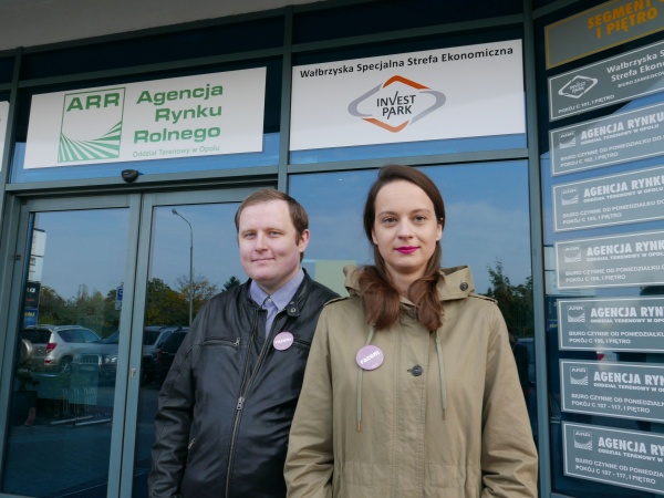 Od lewej: Jerzy Przystajko, Joanna Broniewska