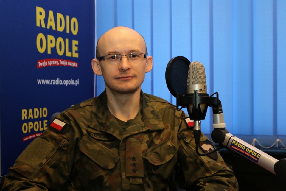 ppor. Piotr Płuciennik [fot. Justyna Krzyżanowska]
