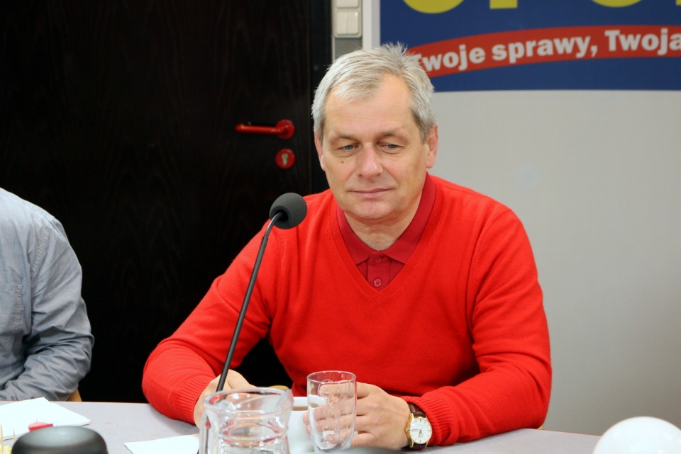 Sławomir Kłosowski, Niedzielna Loża Radiowa (16.10.2016) [fot. Justyna Krzyżanowska]