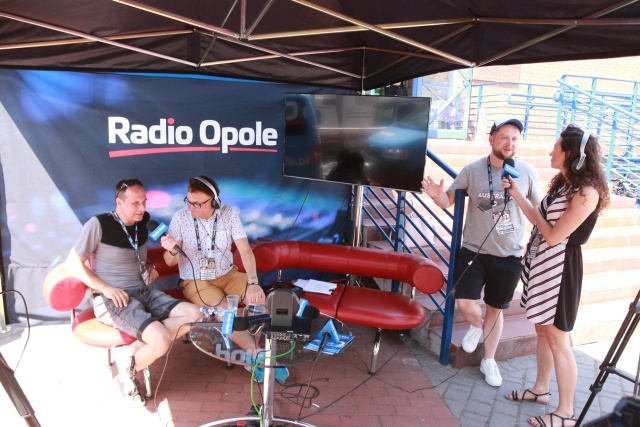 56. KFPP: Festiwalowe Radio Opole nadaje prosto z amfiteatru [ZDJĘCIA]