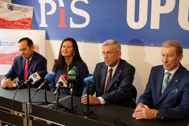 Marszałek Karczewski poparł w Opolu kandydatów PiS do Senatu. Doświadczenie Marka Kawy bardzo przyda się