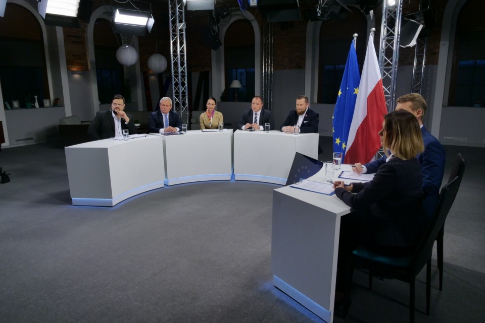 Eurodecyzje - debata Radia Opole i TVP3 Opole [fot. Łukasz Fura]