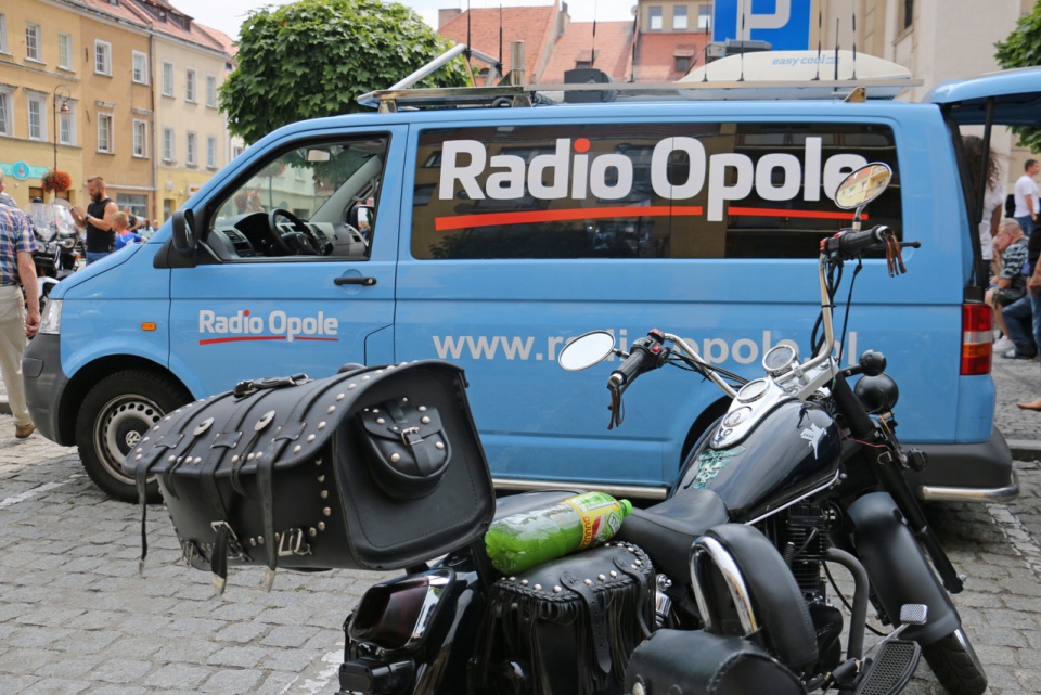 Plenerowe Radio Opole w Prudniku, XII Zlot Motocyklowy Prudnik Las [fot. Wanda Kownacka]