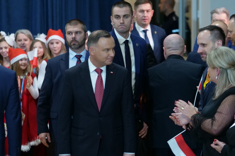 Prezydent RP Andrzej Duda z wizytą w Namysłowie (13.01.2020) [fot. Łukasz Fura]