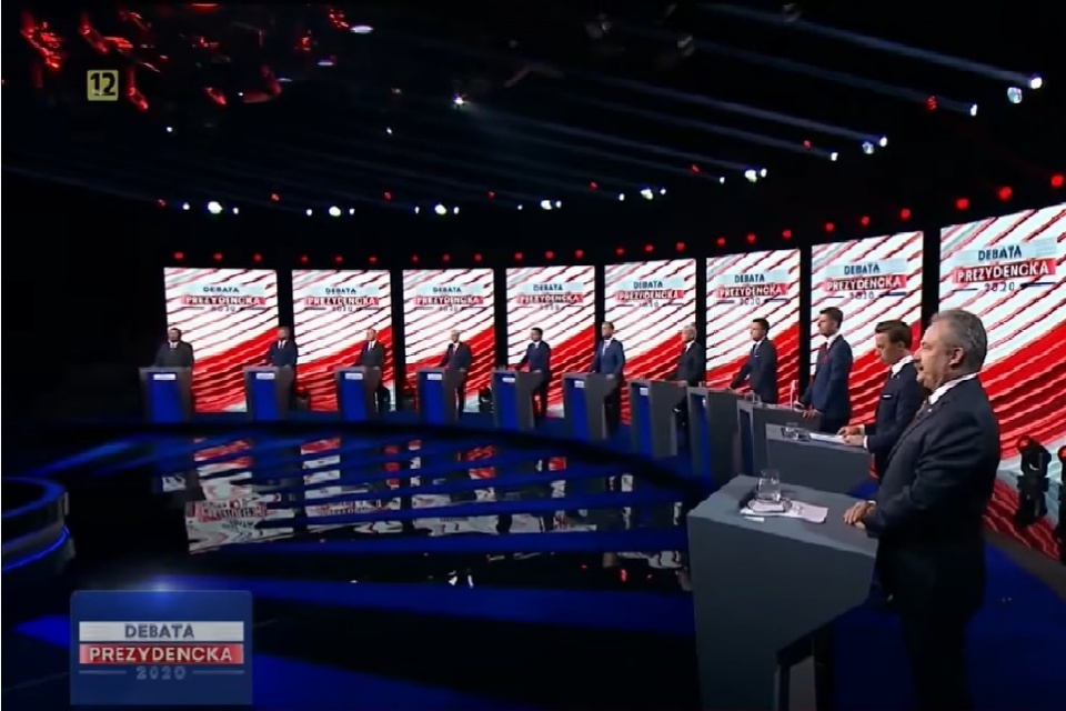 Debata Prezydencka 2020 [źródło: YouTube]