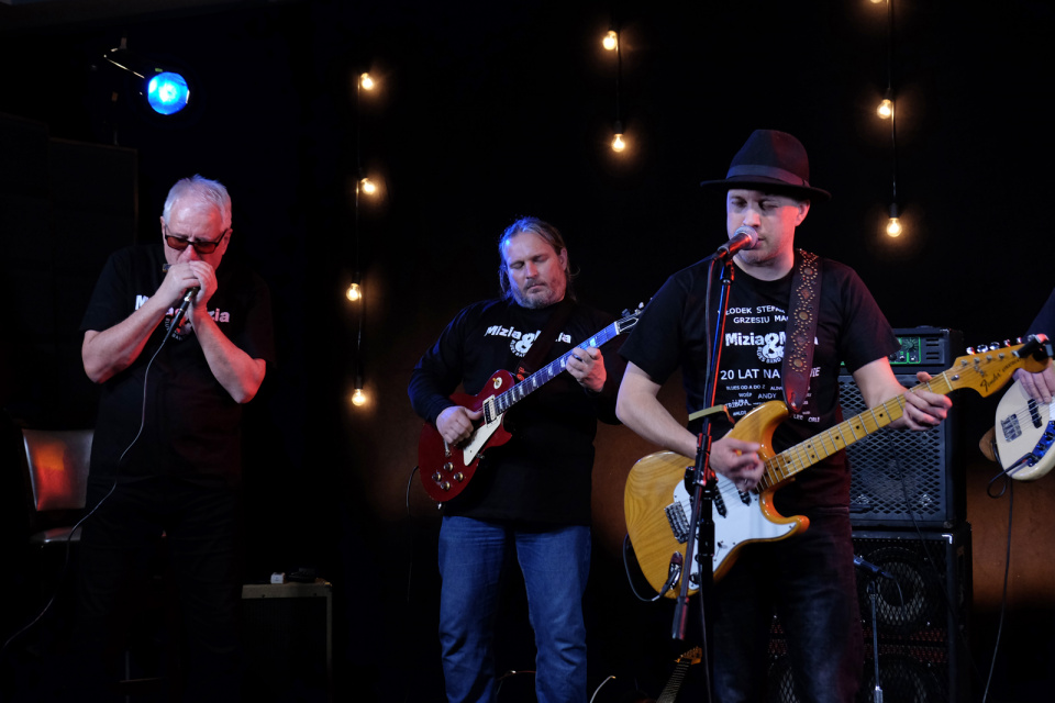 Mizia & Mizia Blues Band w Studiu m im. SBB Radia Opole [fot. Wanda Kownacka]
