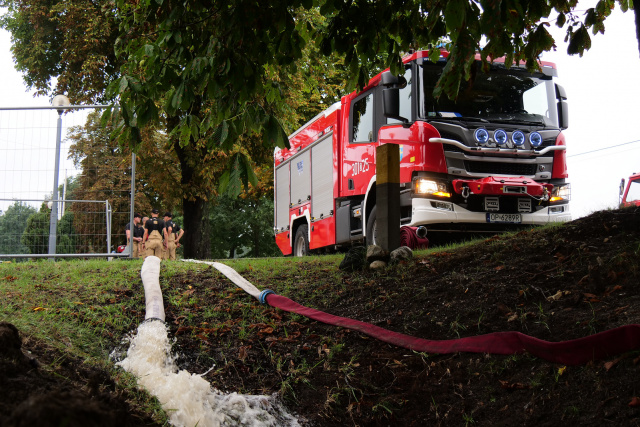 Pierwsze interwencje strażaków w związku z deszczową pogodą, najwięcej w powiecie głubczyckim