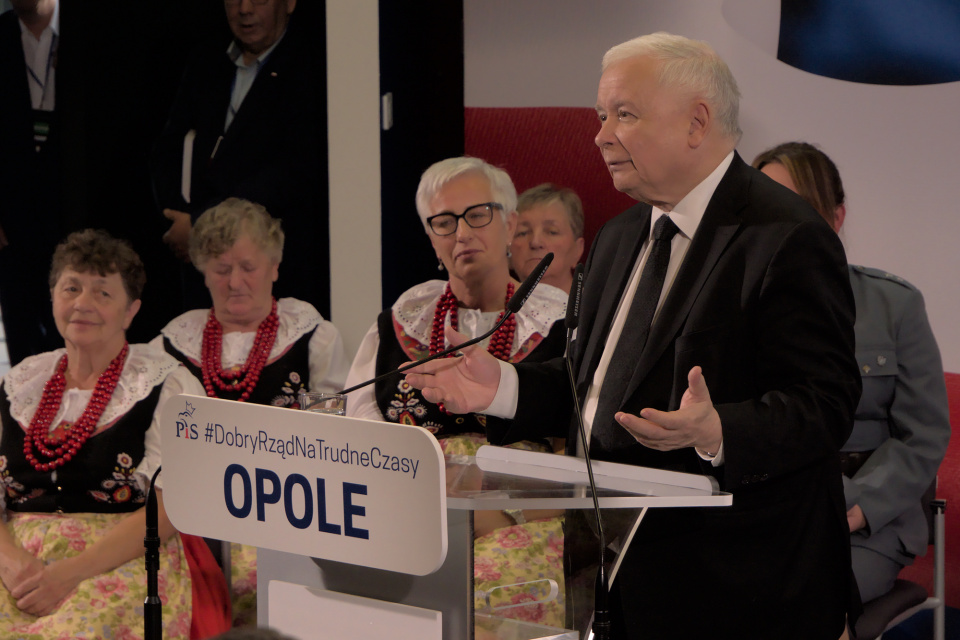 Prezes PiS Jarosław Kaczyński spotka się dziś z sympatykami i mieszkańcami Opola [fot. Maciej Marciński]