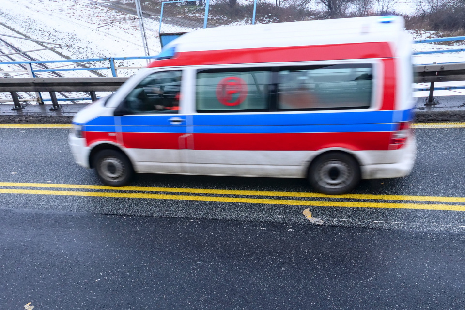 Ambulans [fot. Maciej Marciński]