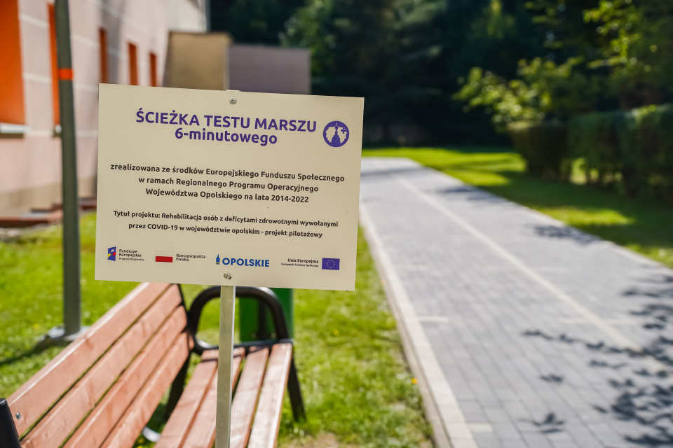 Ścieżka testu marszu 6-minutowego [fot. Adam Dubiński]