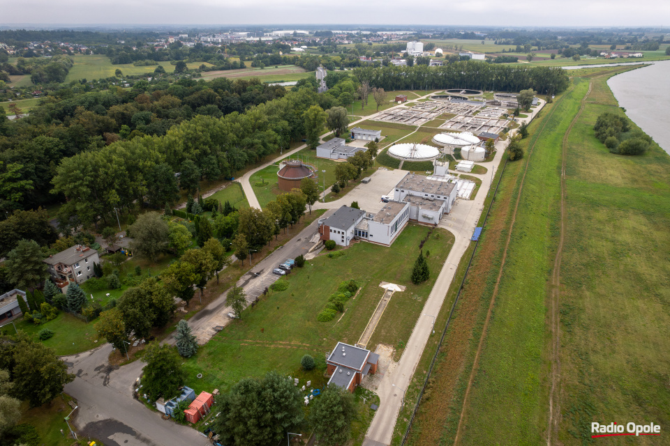 Oczyszczalnia ścieków w Opolu [fot. Adam Dubiński]