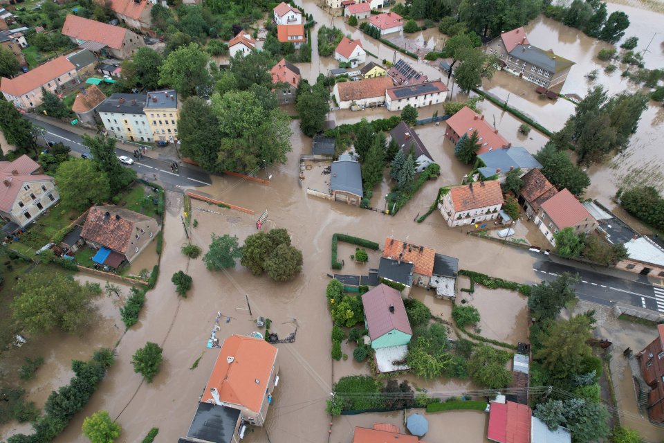 Podtopienia w Paczkowie (15.09.24.) [fot. Marcin Boczek]