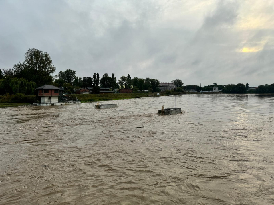 Opole: stan Odry (8:00, 16.09.2024) [Fot. Marcin Skomudek]