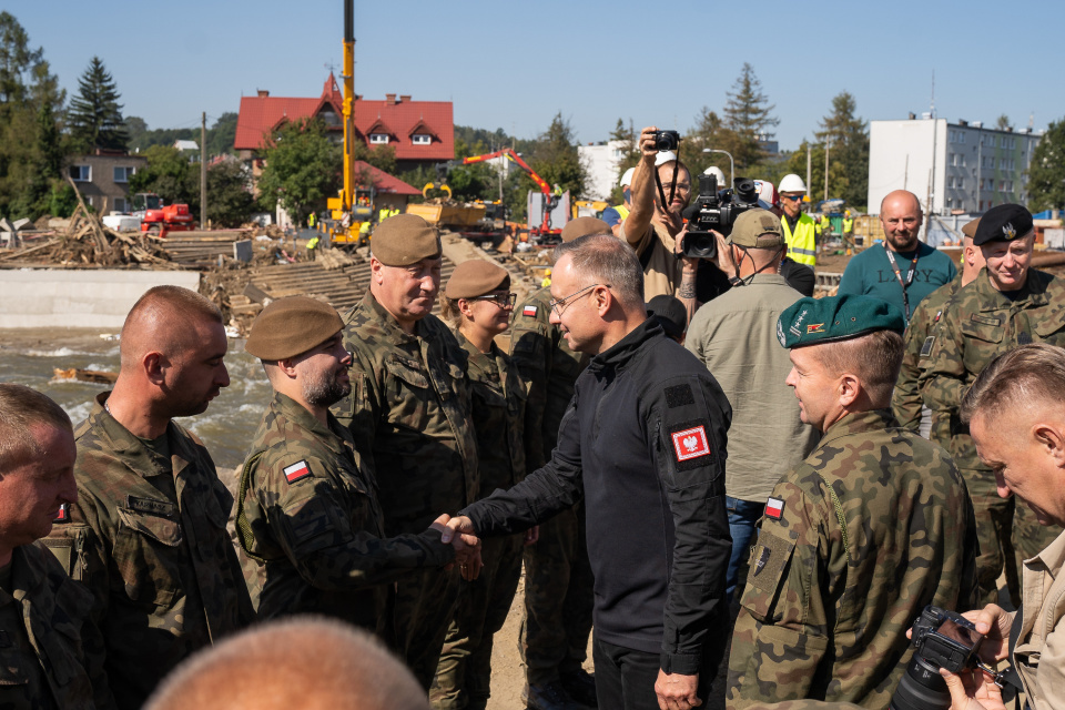 Archiwum - prezydent Andrzej Duda w Głuchołazach [fot. Marcin Boczek]