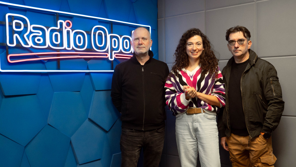 Tomasz Gąssowski, Kasia Zawadzka, Jacek Borusiński [fot. Radio Opole]