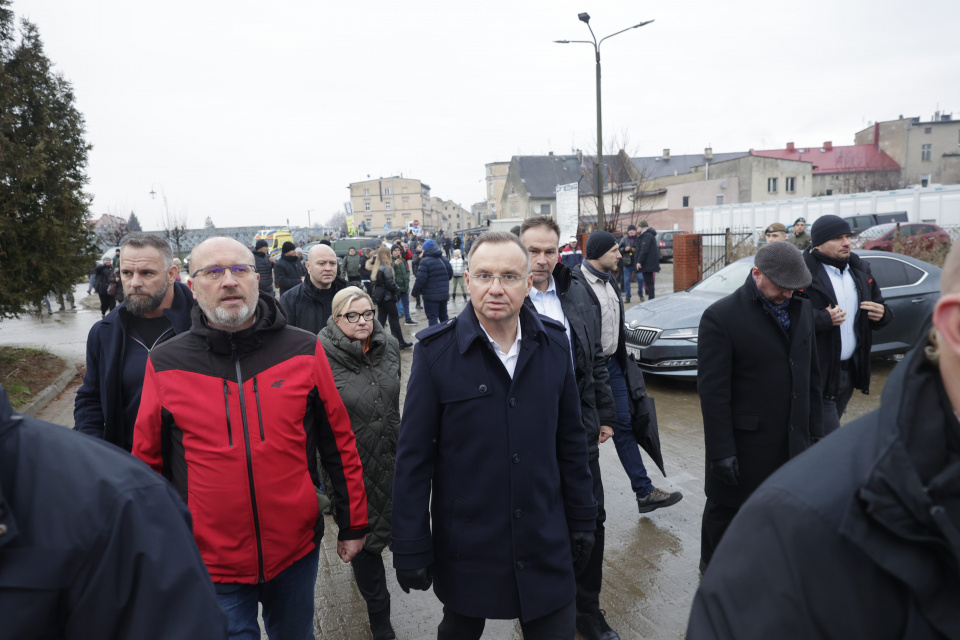 Andrzej Duda w Głuchołazach [fot. Sławomir Mielnik]