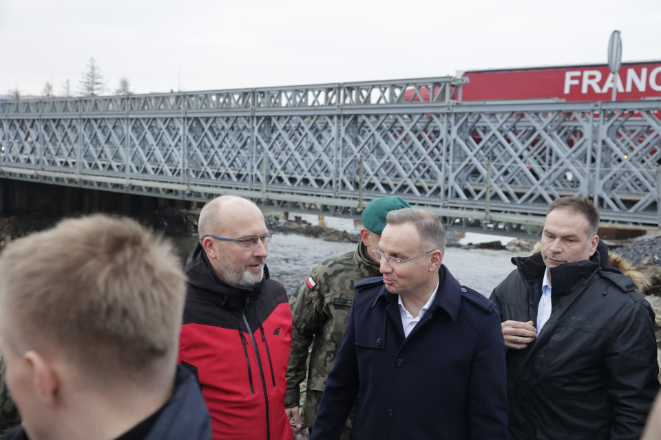 Andrzej Duda w Głuchołazach [fot. Sławomir Mielnik]