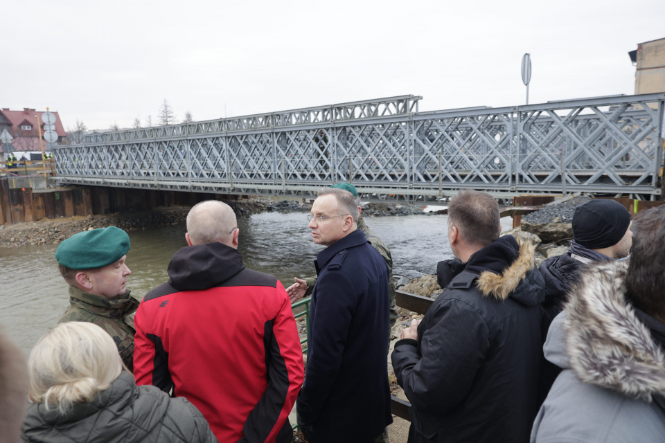 Andrzej Duda w Głuchołazach [fot. Sławomir Mielnik]