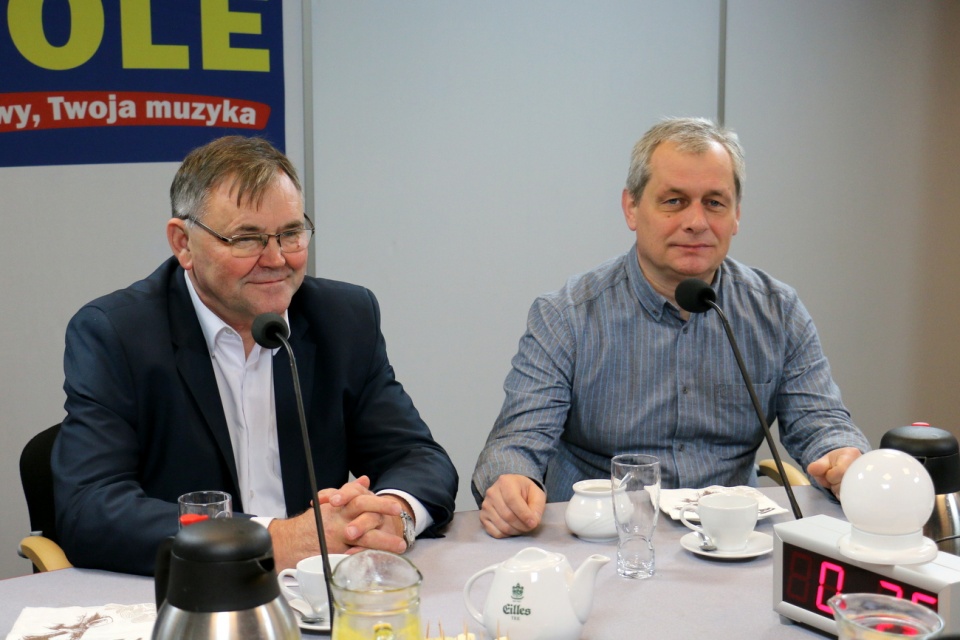 Antoni Konopka i Sławomir Kłosowski, Niedzielna Loża Radiowa (11.12.2016) [fot. Justyna Krzyżanowska]