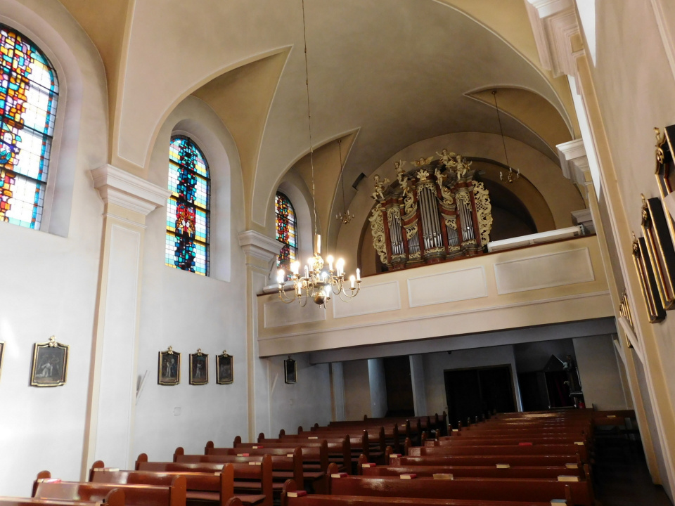 Wnętrze kościoła pw. Św. Sebastiana w Opolu [fot. Barbara Tyslik]