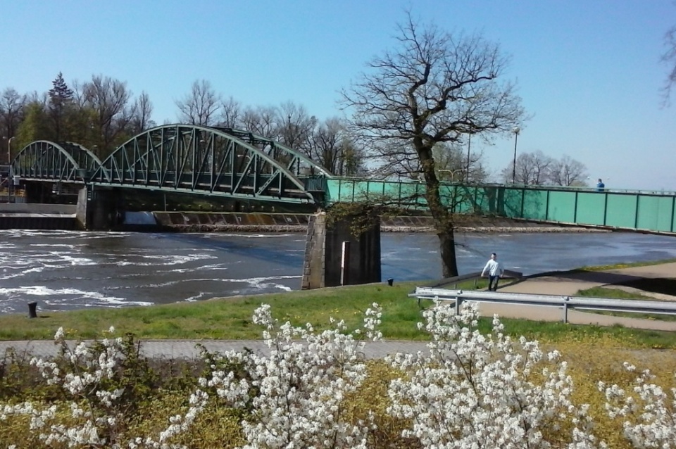 Most pieszy na Wypę Bolko w Opolu[foto. Barbara Tyslik]