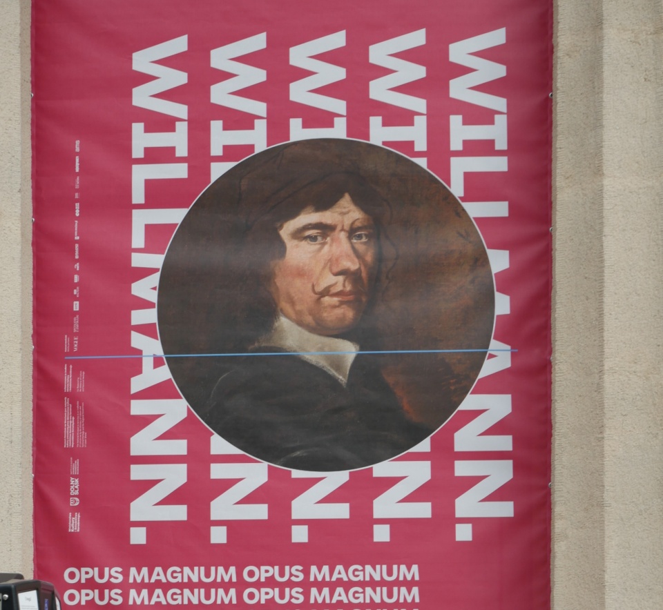 Plakat promujący wystawę "Willmann. Opus magnum" [fot. Roman Pałasiewicz]