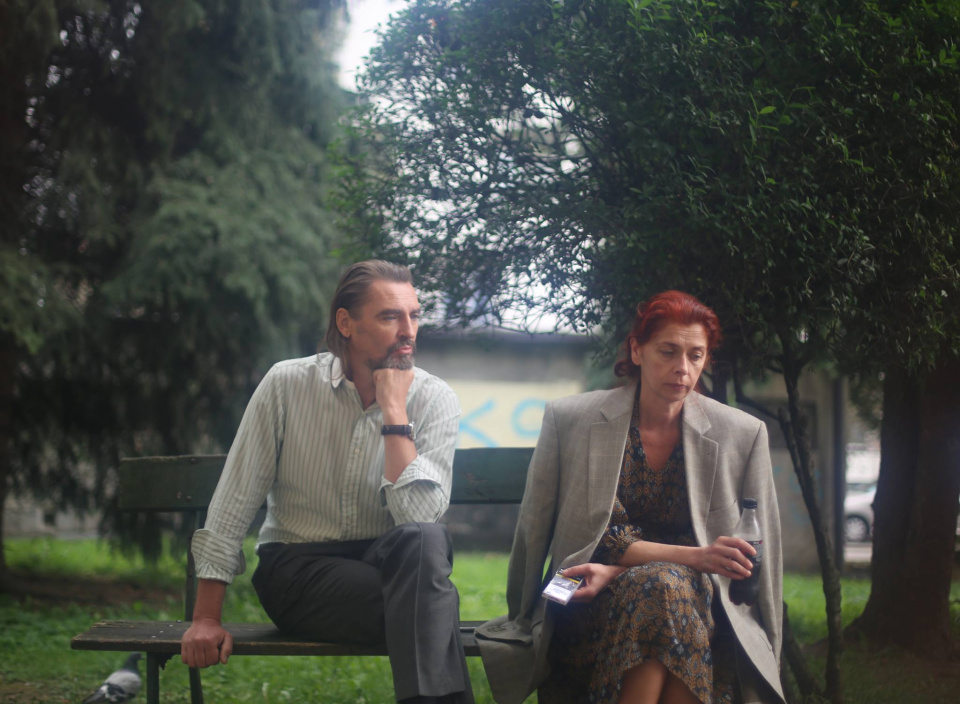 Krzysztof Zawadzki i Grażyna Misiorowska na palnie filmu "Maryjki" [fot. www.facebook.com/Maryjkifilm]
