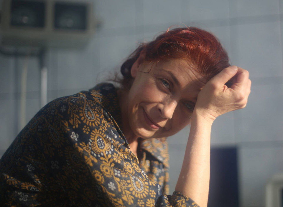 Grażyna Misiorowska na palnie filmu "Maryjki" [fot. www.facebook.com/Maryjkifilm]