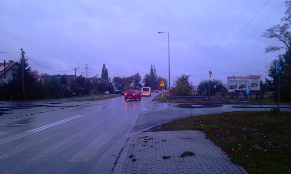 Deszcz rano fot. Sławek Kieler