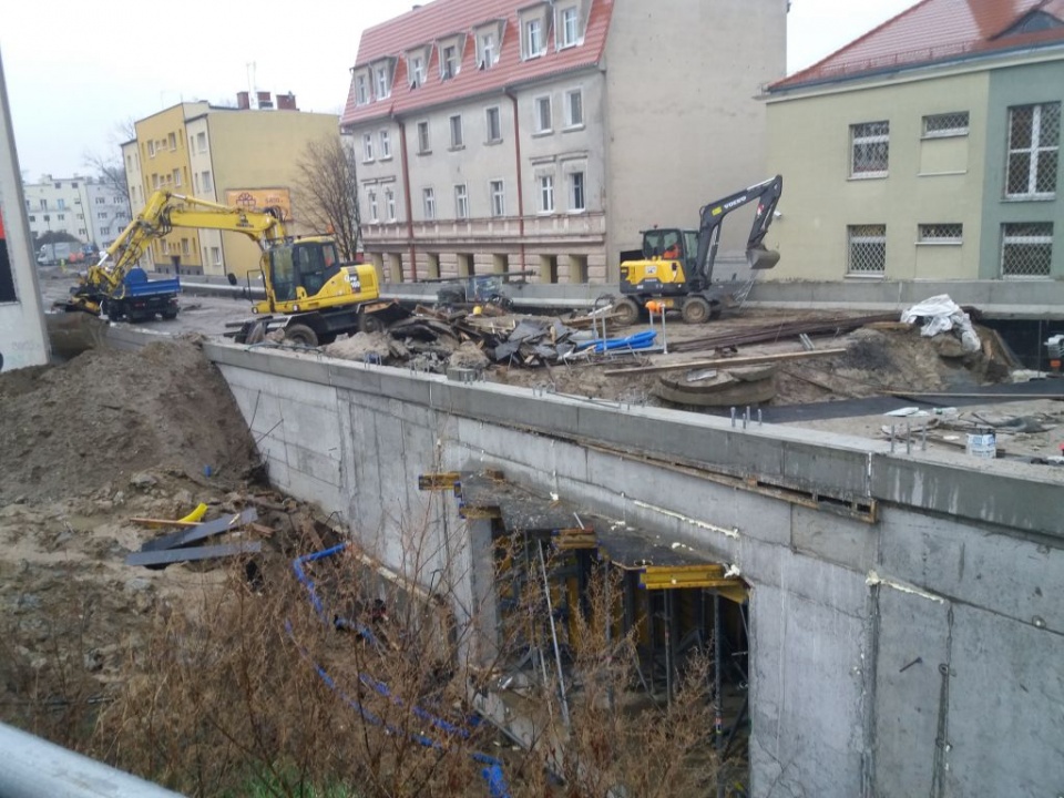 Most na Niemodlińskiej stan na 05.12 fot. Tomek Cichoń