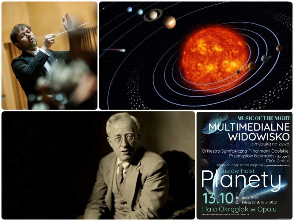 Planety Gustava Holsta w multimedialnym widowisku © [fot. Małgorzata Ślusarczyk]