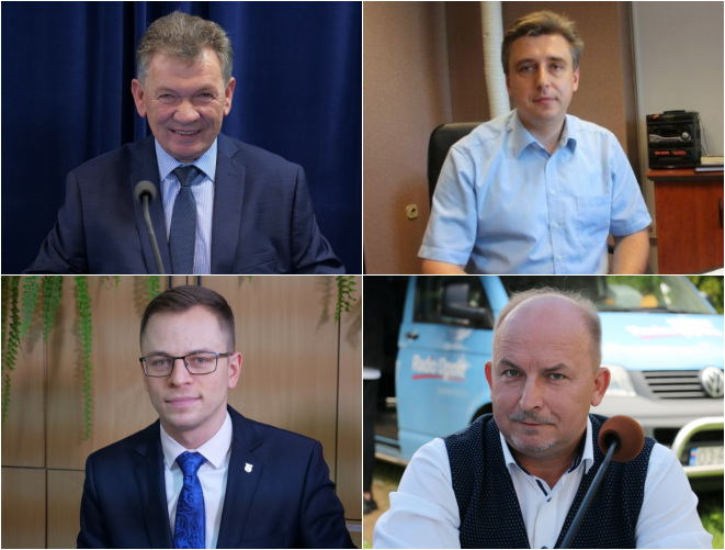 Samorządowa Loża Radiowa - od lewej: Bogdan Tomaszek, Krzysztof Ficoń, Wojciech Komarzyński, Robert Węgrzyn