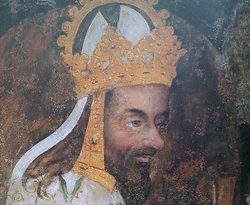 Król Czech i Cesarz Niemiec Karol IV Luksemburski.