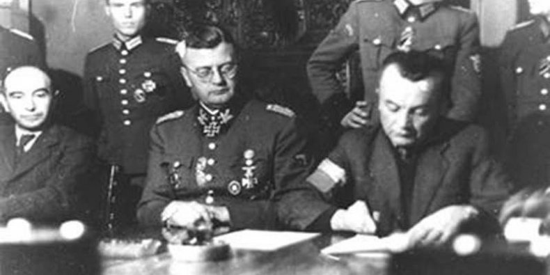 Podpisanie aktu kapitulacji Powstania Warszawskiego