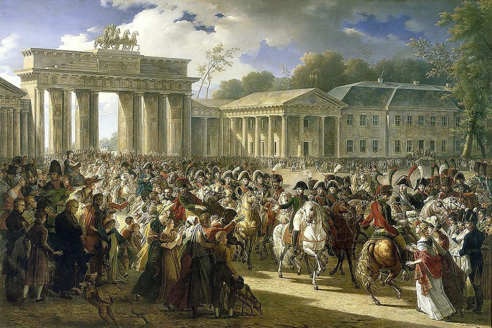 Napoleon I wkracza do Berlina - obraz pędzla Charles
