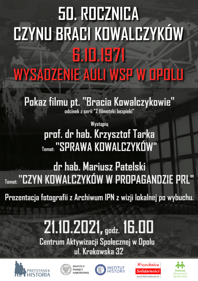 Opole: już dziś - Przystanek Historia - o czynie braci Kowalczyków