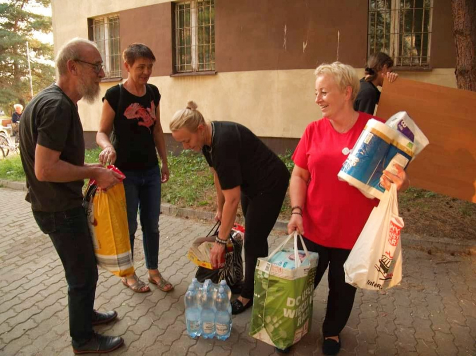 Збір гуманітарної допомоги в Ключборку (Фото Олександри Пясти)