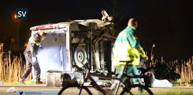 Krapkowicki bus rozbił się w Holandii - jedna osoba nie żyje, pięć zostało rannych