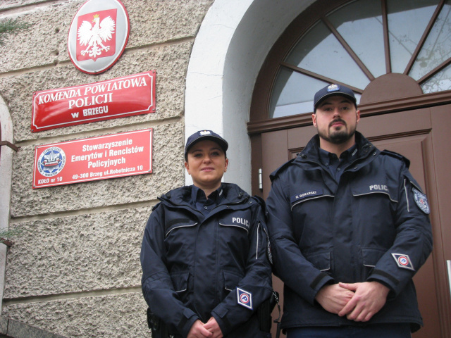 Policjanci z Brzegu uratowali samobójcę