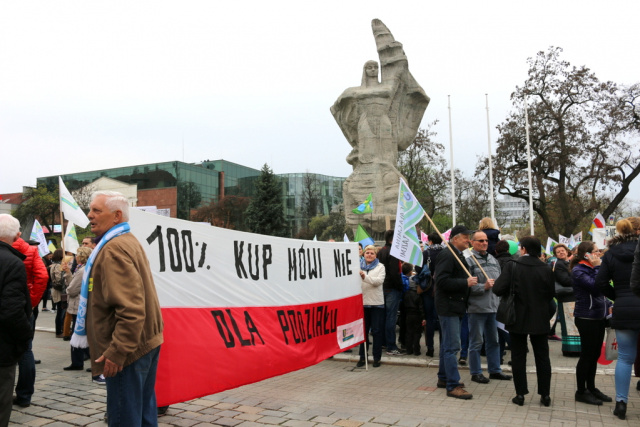 Kolejna manifestacja przeciwko powiększeniu Opola. Wicewojewoda wyszła do protestujących [FILMY, ZDJĘCIA]